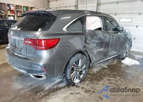 2018 Acura Mdx Technology Package Acurawatch Plus Pkg из США, поврежденный, VIN 5J8YD4H54JL025824